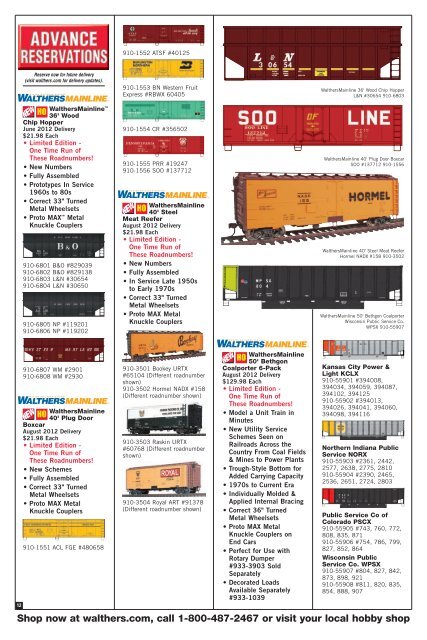 ho scale - Walthers