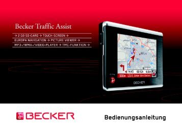 Bedienungsanleitung - mobilenavigation.mybecker.com - Harman ...