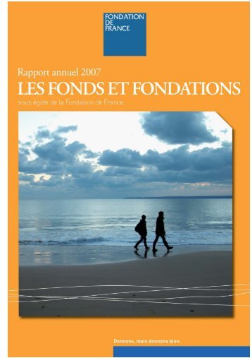 Les crÃ©ations de fonds et fondations - Fondation de France