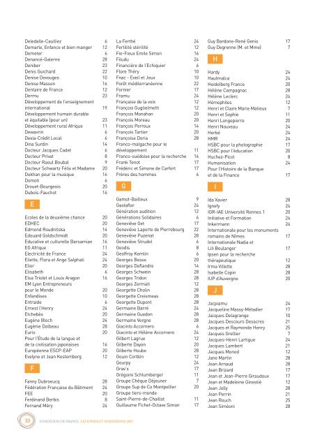 Les crÃ©ations de fonds et fondations - Fondation de France