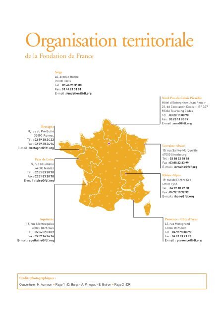 Les crÃ©ations de fonds et fondations - Fondation de France