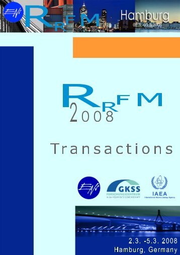 RRFM 2008 Transactions - European Nuclear Society