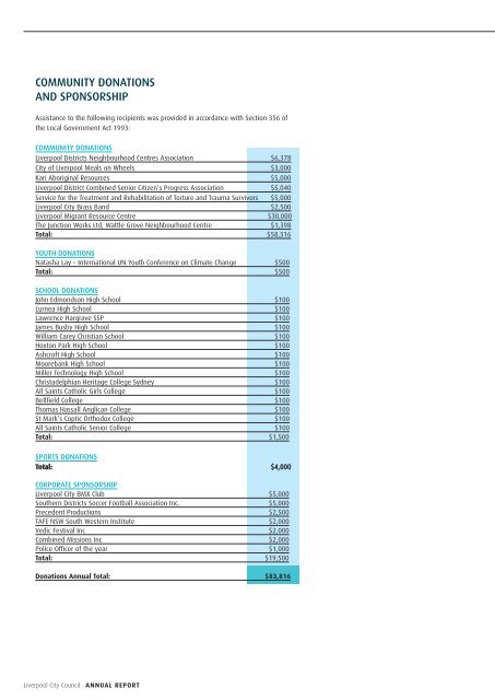 State of the Environment Report 2010/2011 - Liverpool City Council