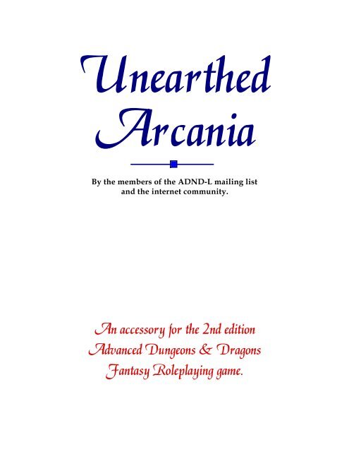 Unearthed Arcania - SaintSilver