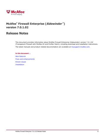 Mcafee Firewall Enterprise V8 Admin Console Download
