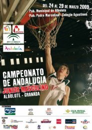 Revista Campeonato - Federación Andaluza de Baloncesto