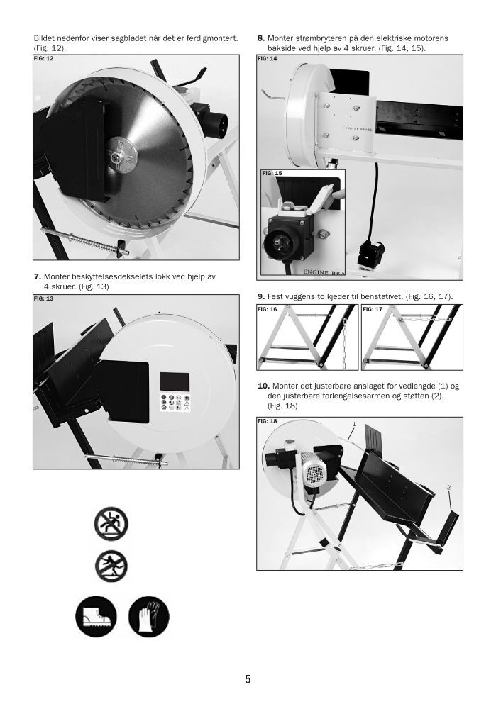 Vedkappsag Monter () Vedkappsag Monter