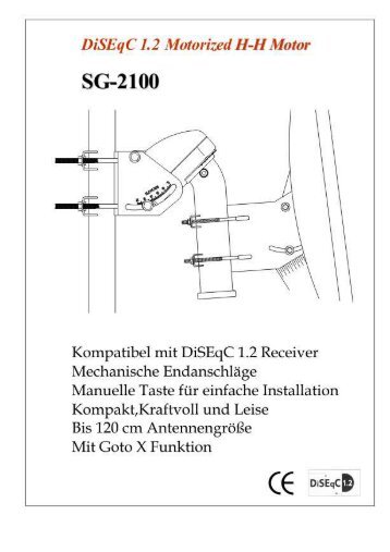 Aufbauanleitung DiSEqC- Motor