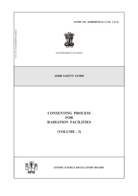 Volume 3 - Atomic Energy Regulatory Board