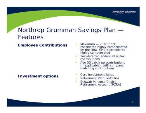 Welcome to Northrop Grumman - Benefits Online