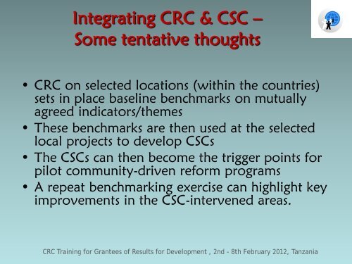 Presentation on CSC and CRC.pdf - Transparency and ...