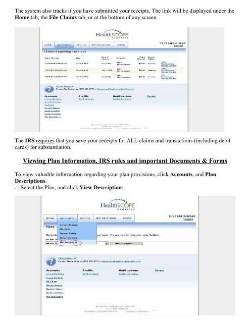 fsa login info - HealthSCOPE Benefits