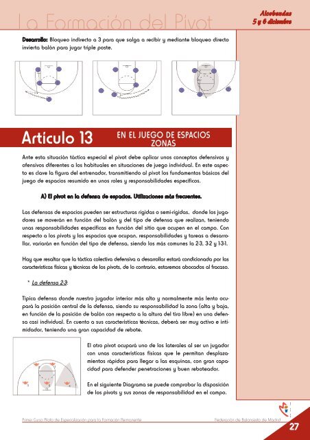 Dossier Completo del Curso de PÃ­vots - Club del Entrenador