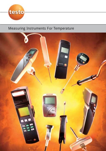 Measuring Instruments For Temperature Measuring Instruments For Temperature