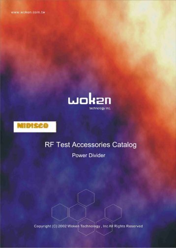 RF Test Accessories Catalog