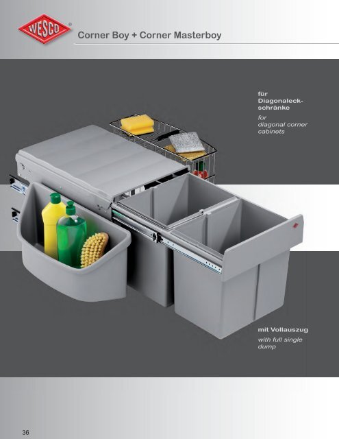 Corner Boy + Corner Masterboy - WESCO - Einbau