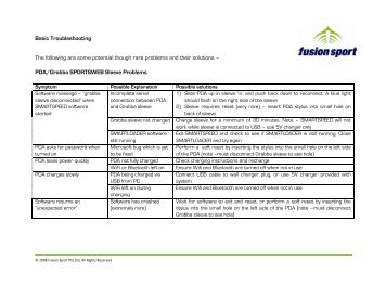 Smartspeed Troubleshooting Guide - GoSportsTech.com