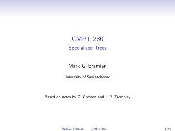 9 Trees Slides.pdf - University of Saskatchewan