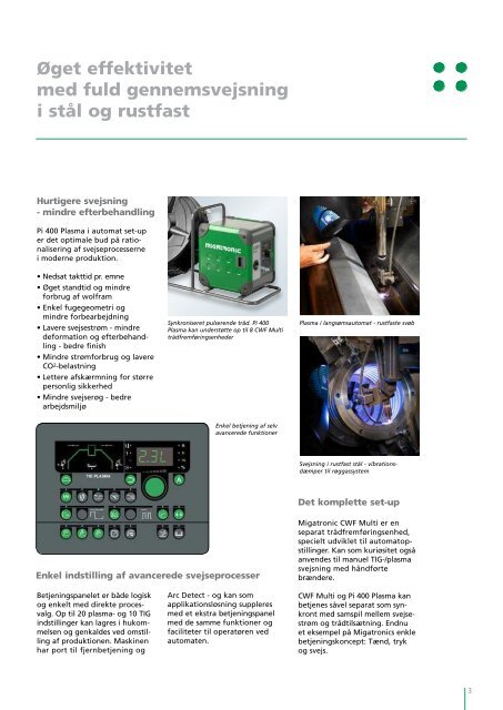 PI 400 PLASMA - Svejsehuset A/S