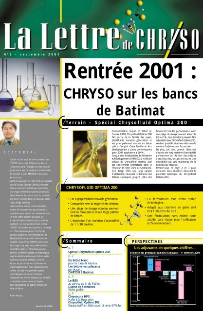 CHRYSO sur les bancs de Batimat Terrain