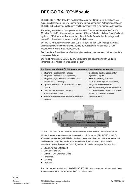 Desigo-Gebäude - Bacnet Interest Group Europe ev