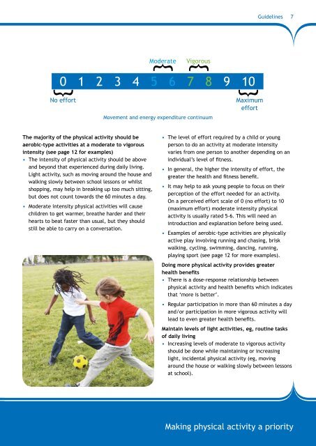 Interpreting the UK physical activity guidelines for children and ...