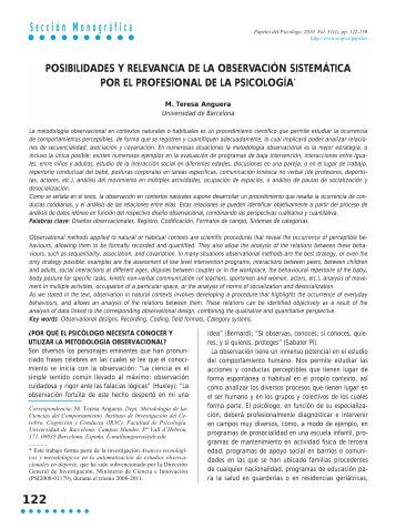 Pdf EspaÃ±ol - Papeles del PsicÃ³logo