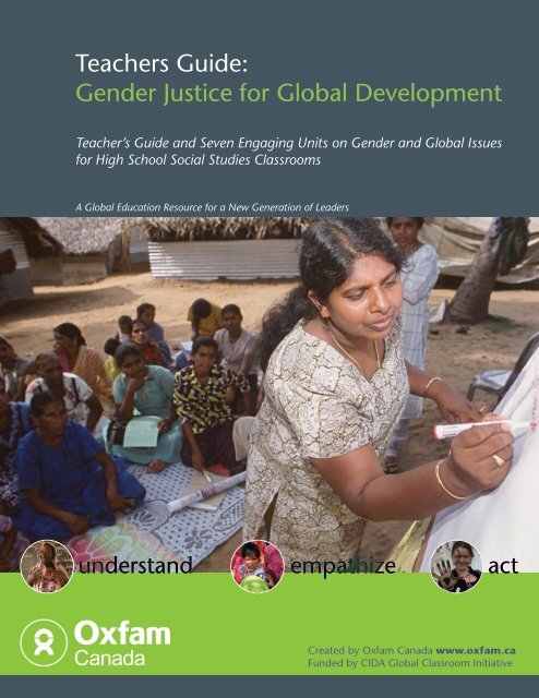 Teachers Guide: Gender Justice for Global ... - Oxfam Canada