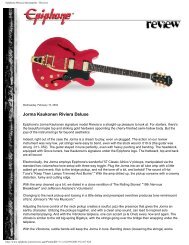 Jorma Kaukonen Riviera Deluxe - Epiphone