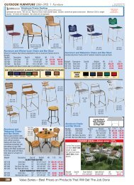 Outdoor Furniture - Central Restaurant Products