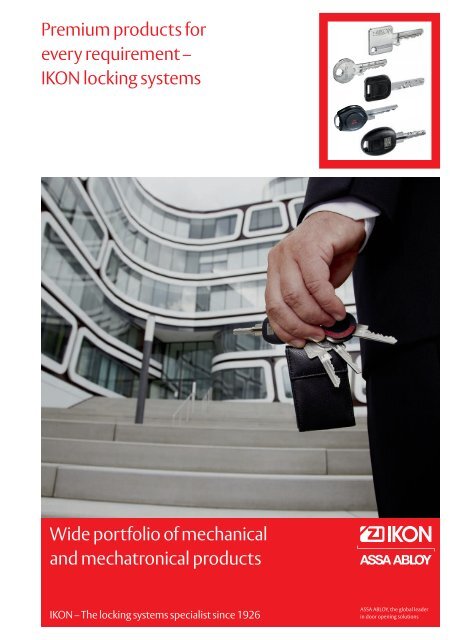 Premium products for every requirement â IKON locking systems ...