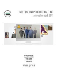 Download the Report here - Independent Production Fund