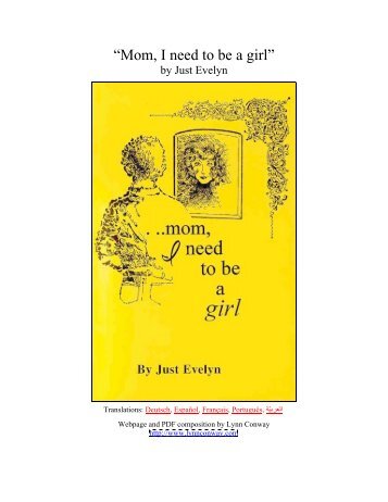 Mom, I Need to Be a Girl (PDF) - Artificial Intelligence Lab