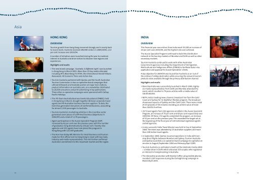 2004 - 2005 Annual Report - Tourism Australia