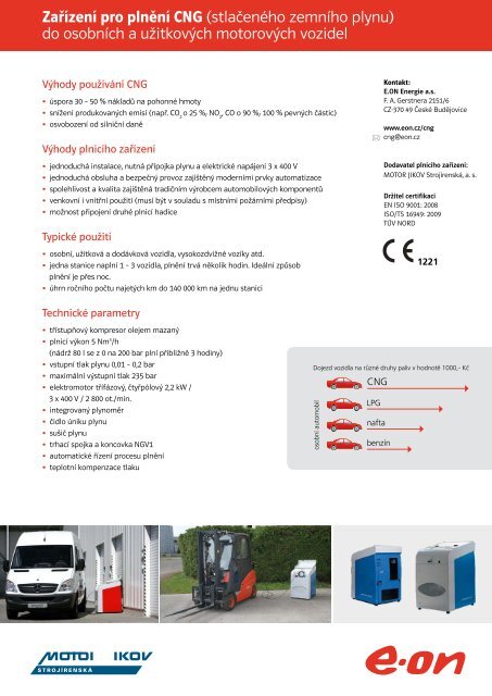 Katalog vozidel s pohonem na CNG - E.ON