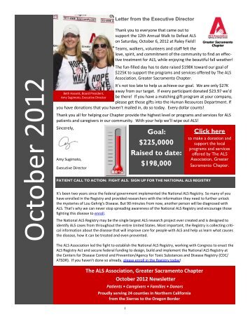 October 2012 - The ALS Association Greater Sacramento