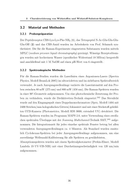 Wirkstoff-Substrat- Charakterisierung und Protein-Lokalisierung ...