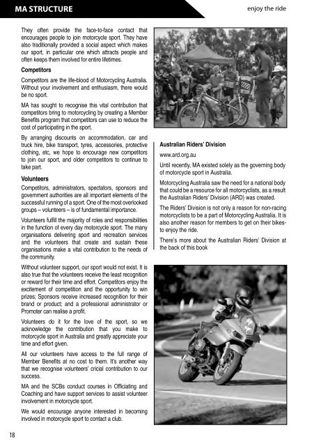 MANUAL OF MOTORCYCLE SPORT - Motorcycling Australia