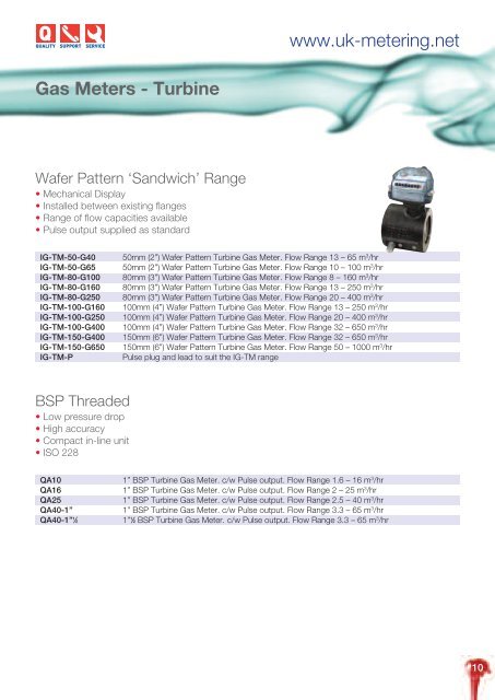 Gas Meters - UK Metering