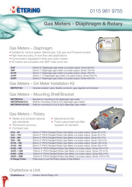 Gas Meters - UK Metering