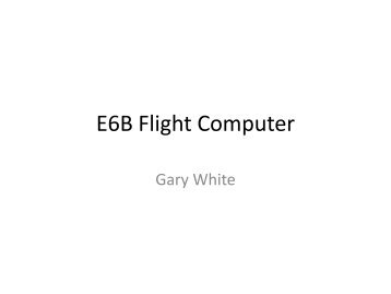 E6B Flight Computer