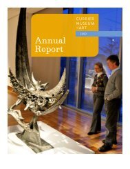 Annual report 2009 - Currier Museum of Art