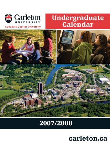 2007/2008 carleton.ca Undergraduate Calendar - Www3.carleton.ca ...