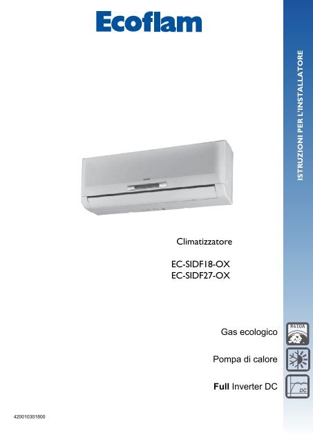 Manuale Installatore Multi Full Inverter DC - Elco Ecoflam
