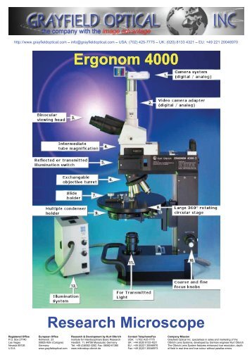Brochure Ergonom 4000 - Grayfield Optical Inc