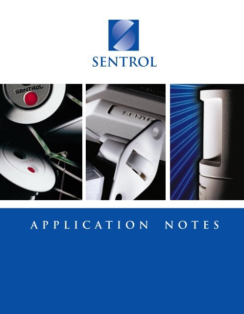 SENTROL Application notes - Alarms BC