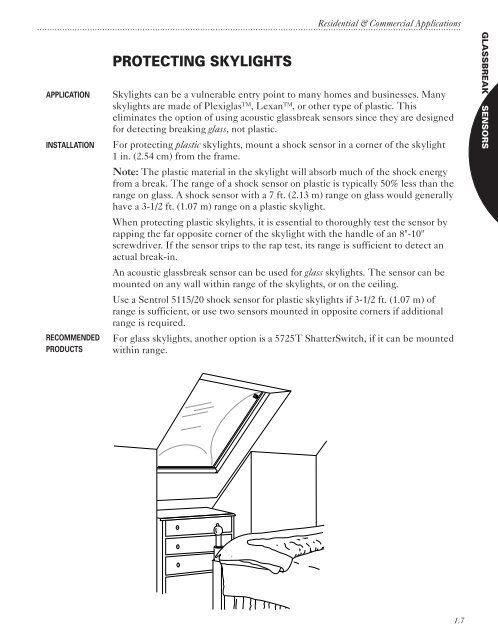 SENTROL Application notes - Alarms BC