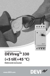 DEVIregâ¢ 330 (+5 till +45 Â°C) - Danfoss.com