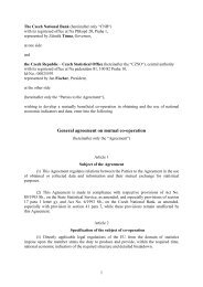 General agreement on mutual co-operation