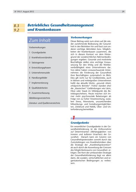Betriebliches Gesundheitsmanagement Und Krankenkassen Srh